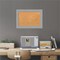 Cork Board, Brushed Nickel Frame - Bulletin Board, Organization Board, Pin Board